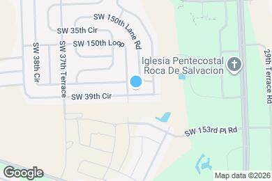 Map image of the property - 15229 SW 39th Cir