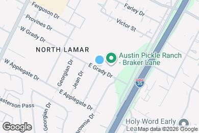 Map image of the property - 310 E Grady Dr