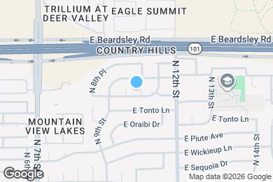 Map image of the property - 19822 N 10th Pl