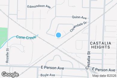 Map image of the property - 1917 Cloverdale Dr