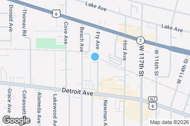 Map image of the property - 1328 Fry Ave