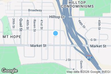 Map image of the property - 703 42nd St