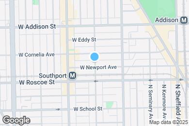 Map image of the property - 3437 N Lakewood Ave