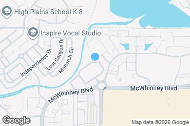Map image of the property - 2035 Grays Peak Dr