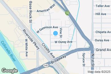 Map image of the property - 411 W Chipeta Ave