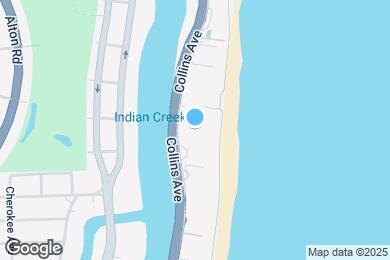 Map image of the property - 5225 Collins Ave