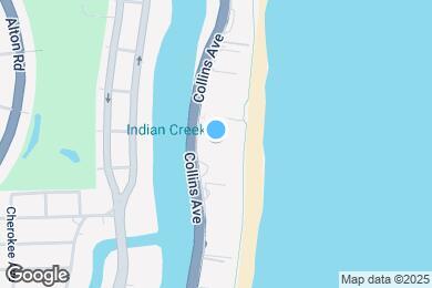 Map image of the property - 5225 Collins Ave