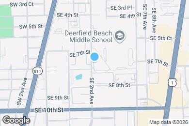 Map image of the property - 700 SE 2nd Ave