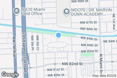 Map image of the property - 8447 NW 4th Ave