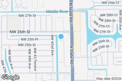 Map image of the property - 2501 NW 41st Ave