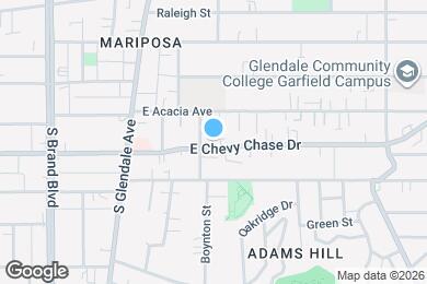 Map image of the property - 531 E Chevy Chase Dr
