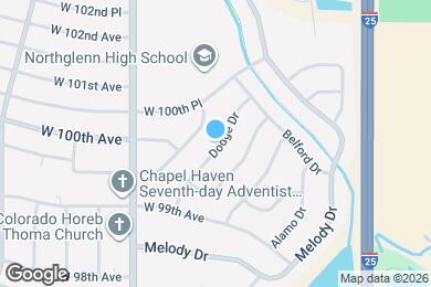 Map image of the property - 9989 Dodge Dr