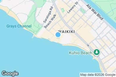Map image of the property - 2255 Kalakaua Ave