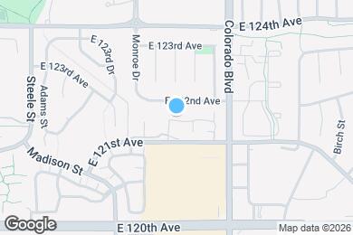 Map image of the property - 3769 E 121st Ave