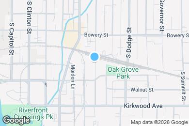 Map image of the property - 803 S Van Buren St