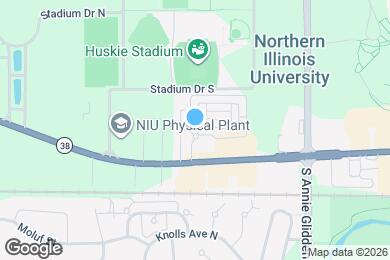 Map image of the property - 1307 W Lincoln Hwy