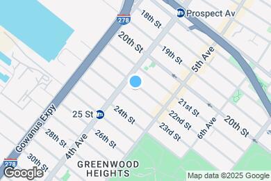 Map image of the property - 192 22nd St