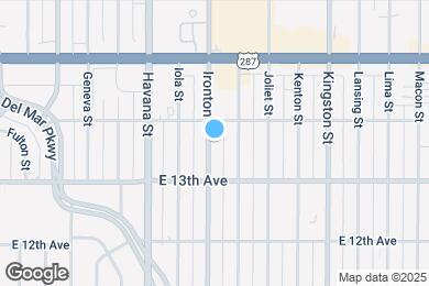 Map image of the property - 1364 Ironton St