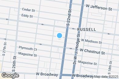 Map image of the property - 2218 W Madison St