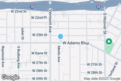 Map image of the property - 1335 W Adams Blvd
