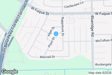 Map image of the property - 15831 Pryor Dr