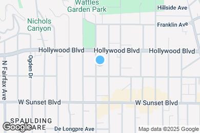 Map image of the property - 1622 N Sierra Bonita Ave