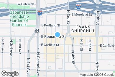 Map image of the property - 201 E Roosevelt St