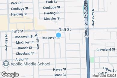 Map image of the property - 6440 Roosevelt St