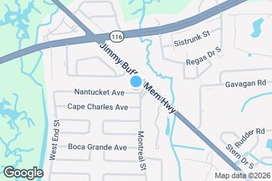 Map image of the property - 1101 Nantucket Ave