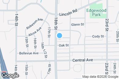 Map image of the property - 1815 Cody St