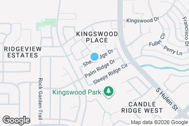 Map image of the property - 4809 Shell Ridge Dr