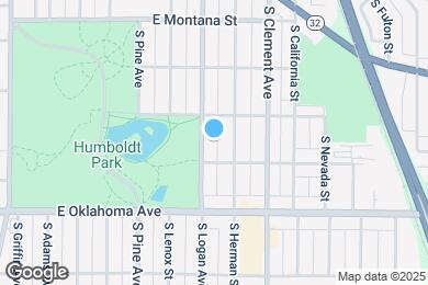 Map image of the property - 2972 S Logan Ave