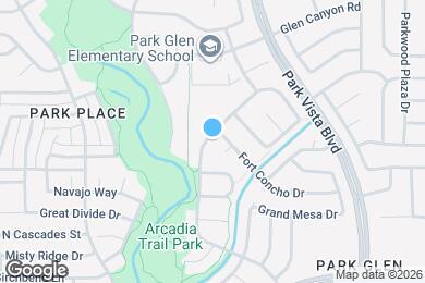 Map image of the property - 7664 Arcadia Trail