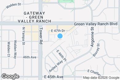 Map image of the property - 4736 N Tower Dr