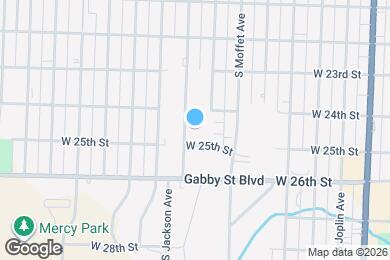 Map image of the property - 2411 S Jackson Ave