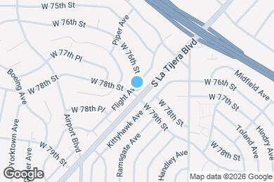 Map image of the property - 7624 Flight Ave