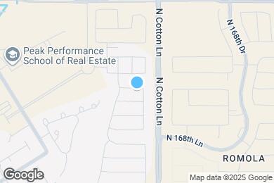Map image of the property - 17163 W Thousand Oaks St