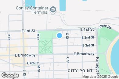 Map image of the property - 825 E 2nd St