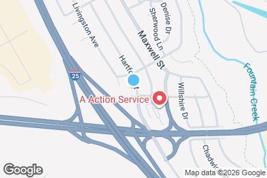 Map image of the property - 1308 Hartford St