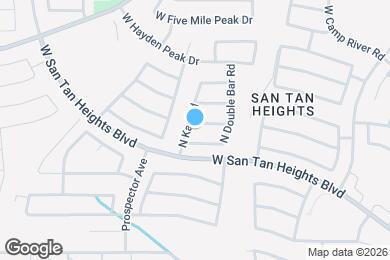 Map image of the property - 3275 W Sunshine Butte Dr