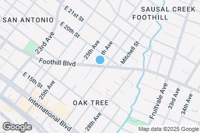Map image of the property - 2567 Foothill Blvd