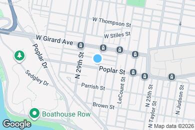 Map image of the property - 2801 Poplar St