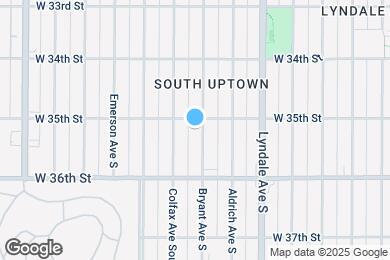 Map image of the property - 3508 Bryant Ave S