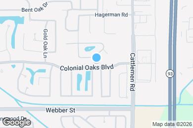 Map image of the property - 5749 Colonial Oaks Blvd