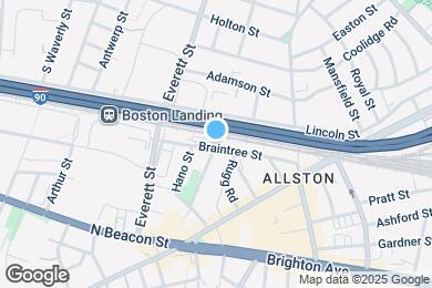 Map image of the property - 84 Braintree St
