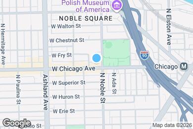 Map image of the property - 1412 W Chicago Ave