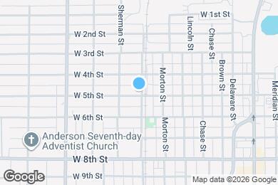 Map image of the property - 702 W 5th St