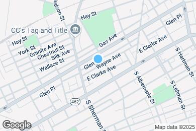 Map image of the property - 857 Wayne Ave