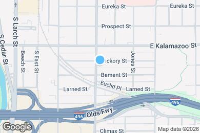 Map image of the property - 509 S Pennsylvania Ave