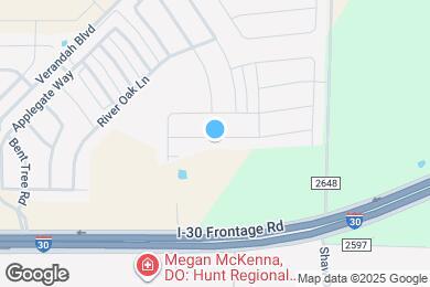 Map image of the property - 1904 Strongbark Dr